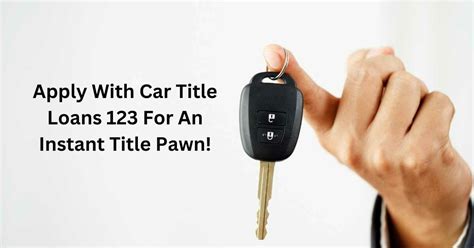 Car Title Pawn Online